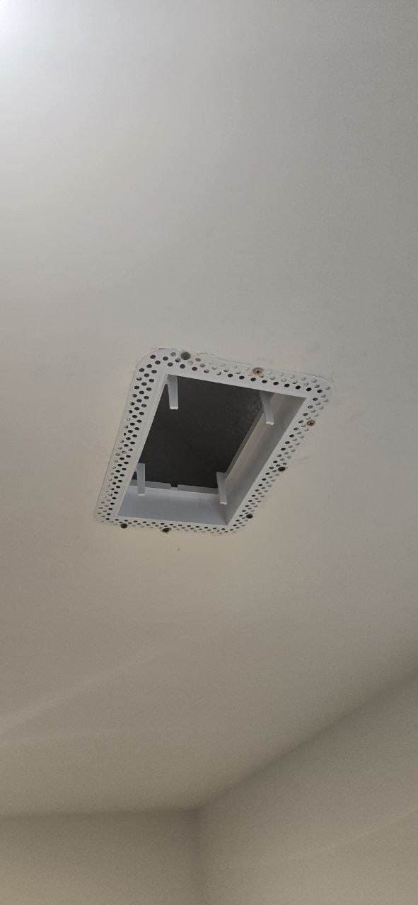 Drywall frame installation for a ceiling access panel by BAX